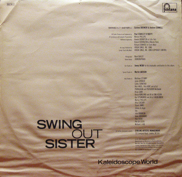 Swing Out Sister : Kaleidoscope World (LP, Album)