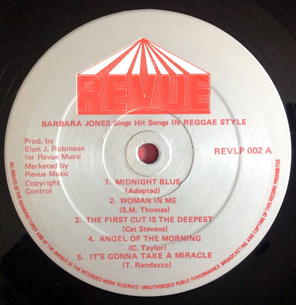 Barbara Jones : Sings Hit Songs In Reggae Style (LP, Album)