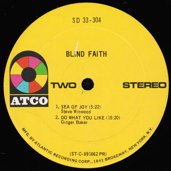 Blind Faith (2) : Blind Faith (LP, Album, Pre)