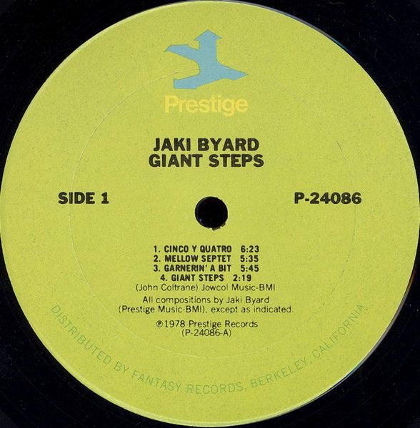 Jaki Byard : Giant Steps (2xLP, Comp, Gat)
