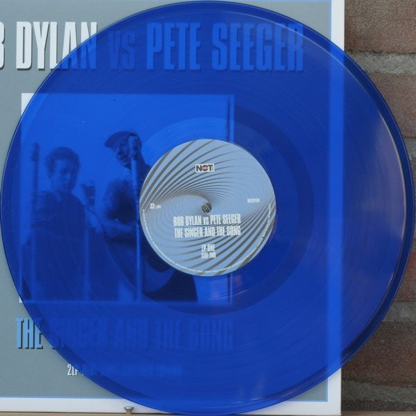 Bob Dylan Vs Pete Seeger : The Singer And The Song (2xLP, Comp, Blu)