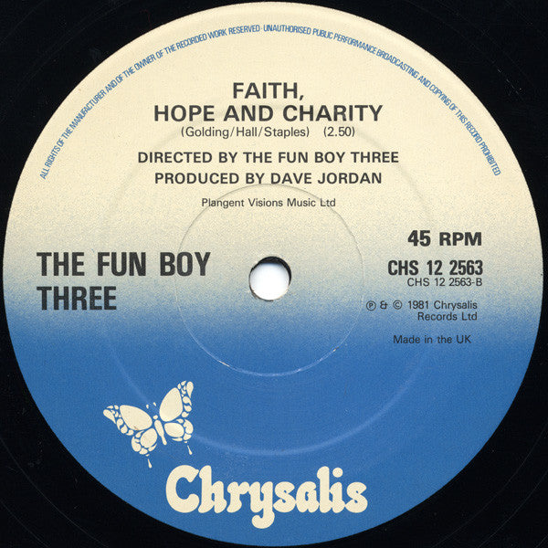 Fun Boy Three : The Lunatics Have Taken Over The Asylum. (12", Single)