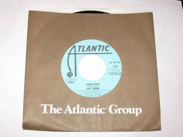 Art Webb : Love Eyes (7", Single, Promo)