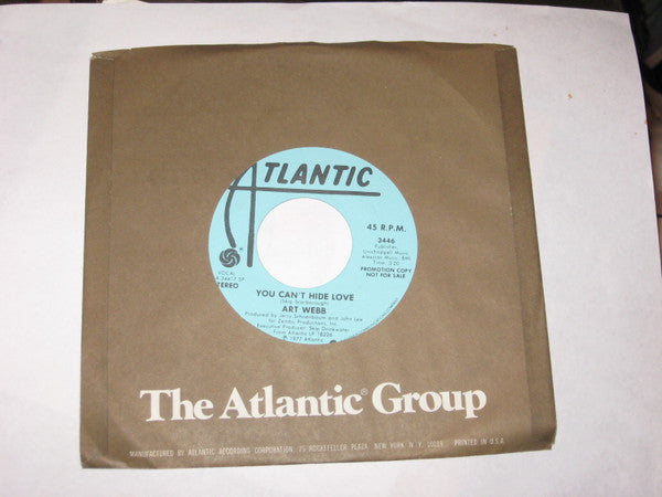 Art Webb : Love Eyes (7", Single, Promo)