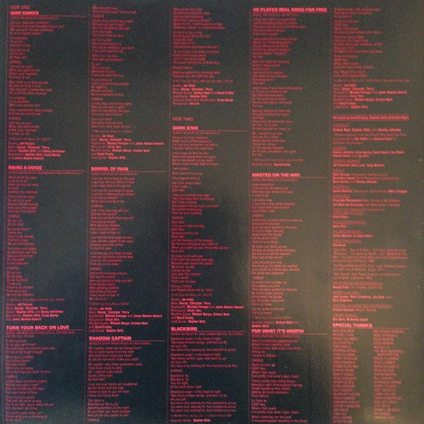 Crosby, Stills & Nash : Allies (LP, Album, All)