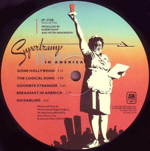 Supertramp : Breakfast In America (LP, Album, Mon)