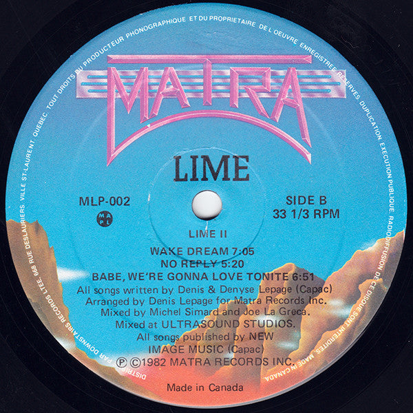 Lime (2) : Lime II (LP, Album)