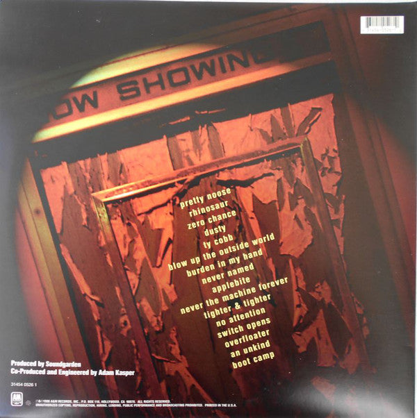 Soundgarden : Down On The Upside (2xLP, Album, Ltd)