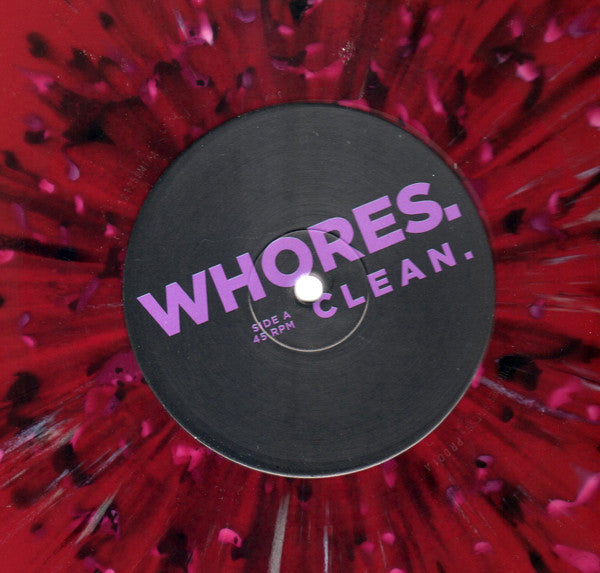 Whores. : Clean. (12", EP, Ltd, RP, Tr)