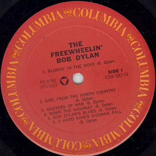 Bob Dylan : The Freewheelin' Bob Dylan (LP, Album, RE, Car)