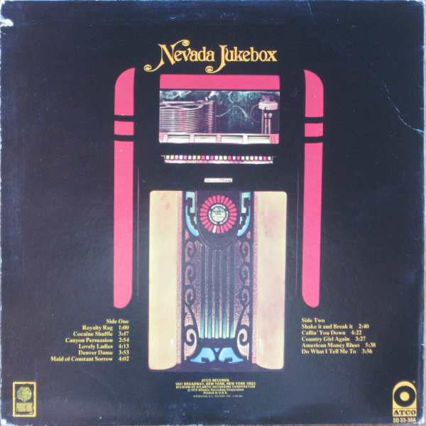 60,000,000 Buffalo : Nevada Jukebox (LP, Album, RI)