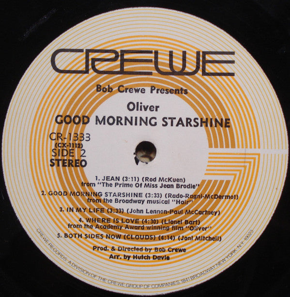 Oliver (6) : Good Morning Starshine (LP, Album, All)