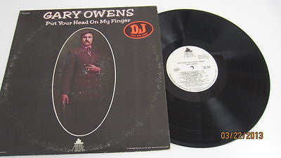 Gary Owens (2) : Put Your Head On My Finger (LP, Album, Promo)