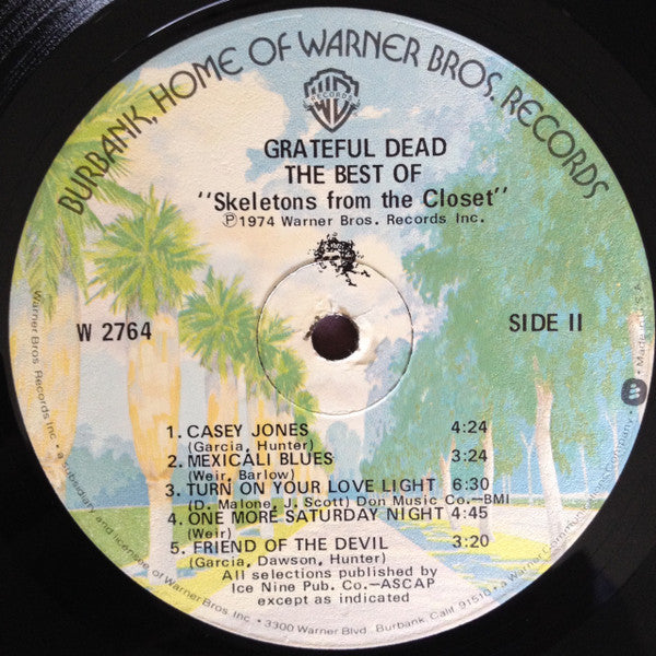 The Grateful Dead : The Best Of The Grateful Dead: Skeletons From The Closet (LP, Comp, RP, MCA)