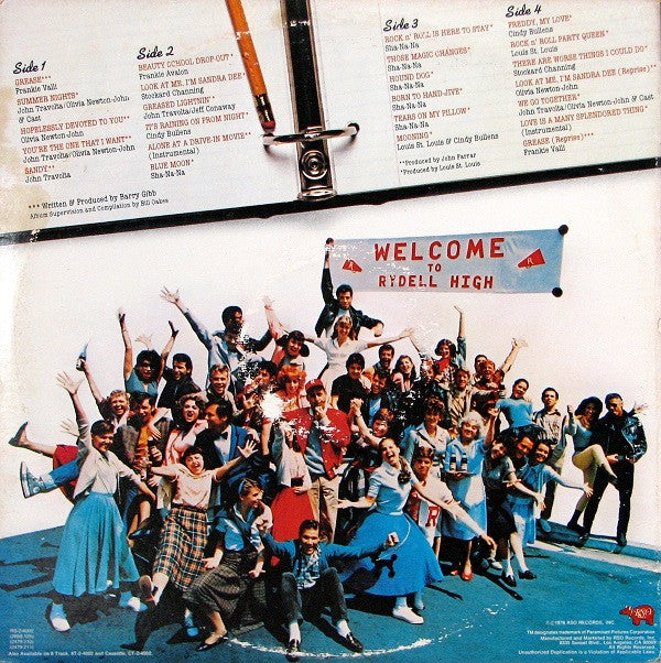 Various : Grease (The Original Soundtrack From The Motion Picture) (2xLP, Album, Mon)
