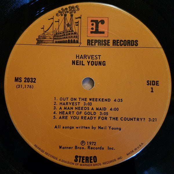 Neil Young : Harvest (LP, Album, San)