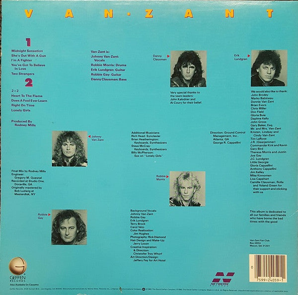 Van-Zant : Van-Zant (LP, Album)
