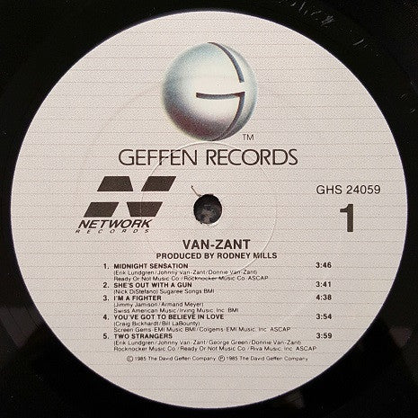Van-Zant : Van-Zant (LP, Album)