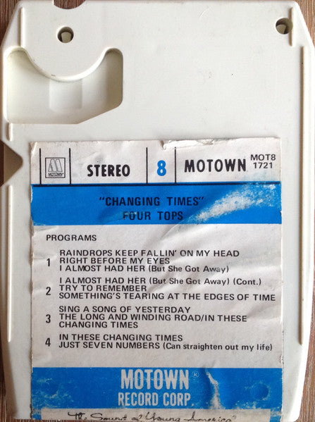 Four Tops : Changing Times (8-Trk, Album)