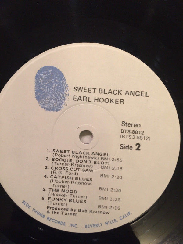 Earl Hooker : Sweet Black Angel (LP, Album, RE)