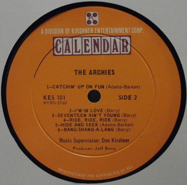 The Archies : The Archies (LP, Album, Ind)