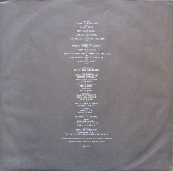Billy Joel : Piano Man (LP, Album, RE, Art)