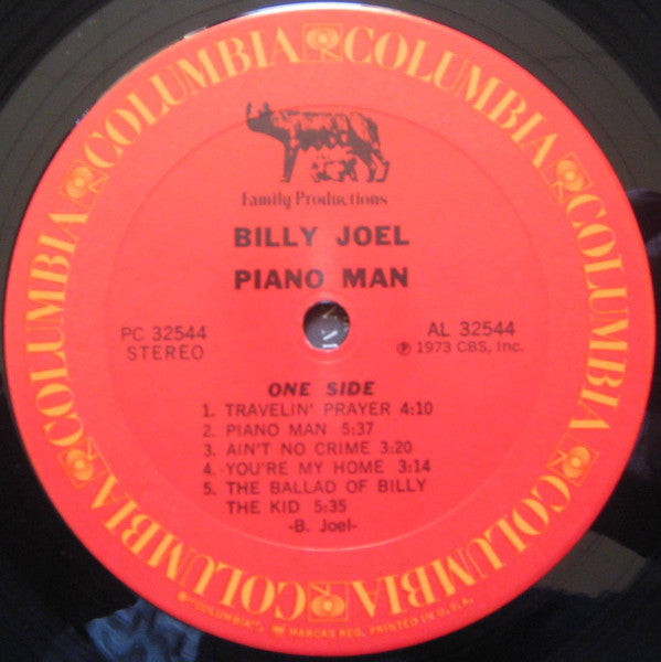 Billy Joel : Piano Man (LP, Album, RE, Art)