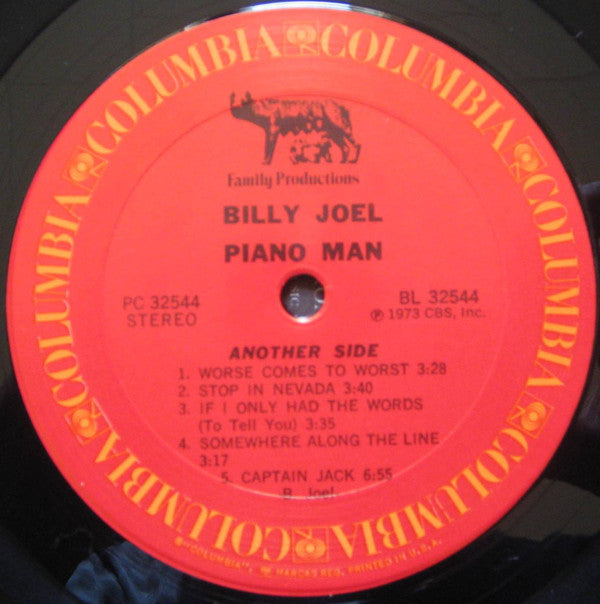 Billy Joel : Piano Man (LP, Album, RE, Art)