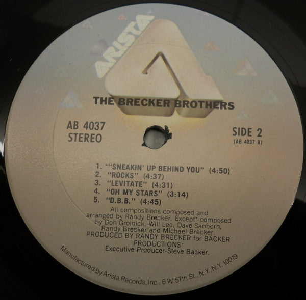 The Brecker Brothers : The Brecker Bros. (LP, Album, RE)