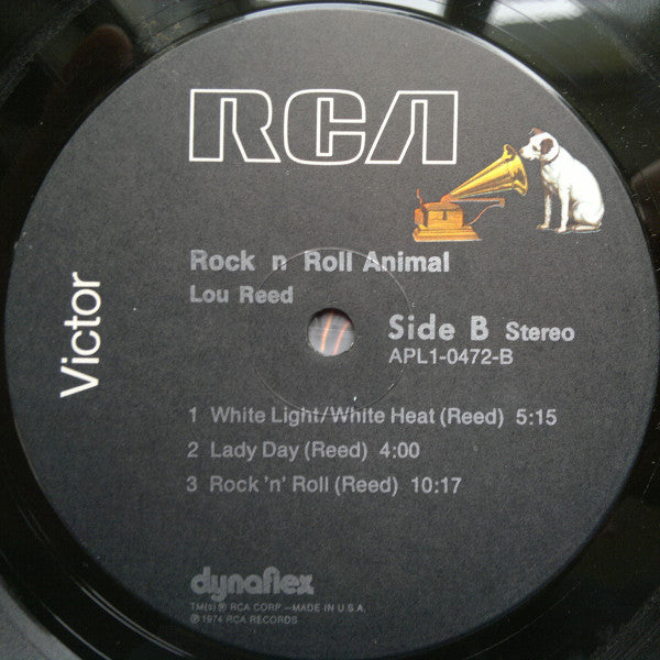 Lou Reed : Rock N Roll Animal (LP, Album, RP, Ind)