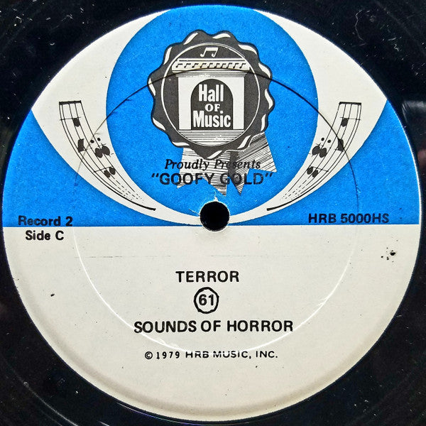 Various : Goofy Gold (Horror Sounds Of Terror) (2xLP, Comp, Gol)