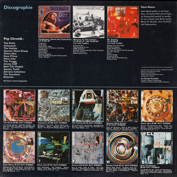 Dave Mason : Pop Chronik (2xLP, Comp, Gat)