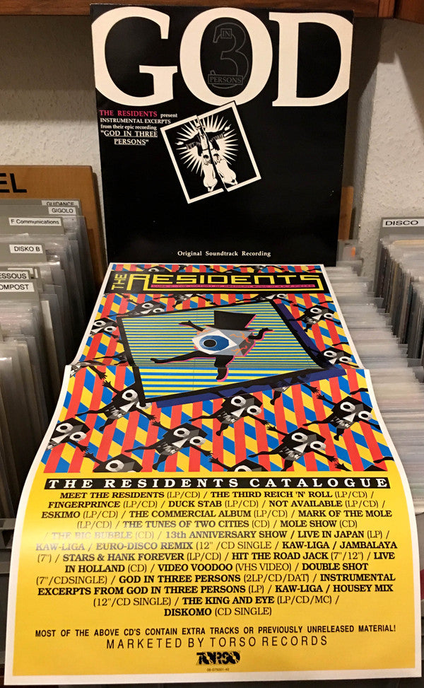 The Residents : The Residents Present "Instrumental Excerpts" From Their Epic Recording "God In Three Persons" (LP, Album)