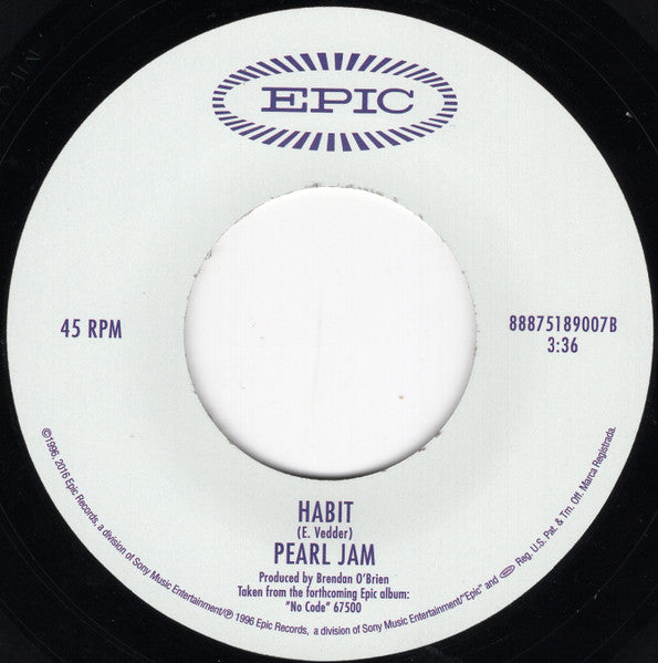 Pearl Jam : Who You Are (7", Single, RE)