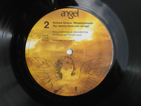 Richard Strauss, Otto Klemperer, Philharmonia Orchestra : Death And Transfiguration / Metamorphosen (LP, RE)