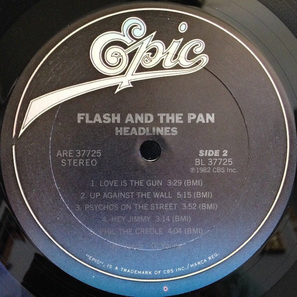 Flash And The Pan* : Headlines (LP, Album, Car)