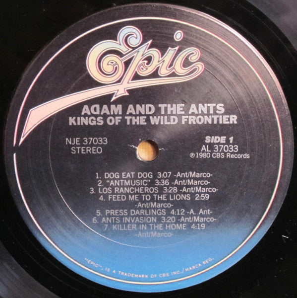 Adam And The Ants : Kings Of The Wild Frontier (LP, Album, San)