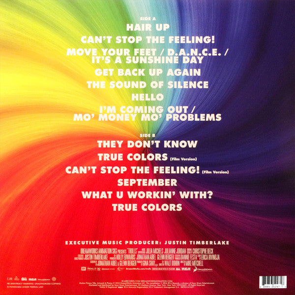 Various : Dreamworks Trolls (Original Motion Picture Soundtrack) (LP, Album, Ltd, Pin)