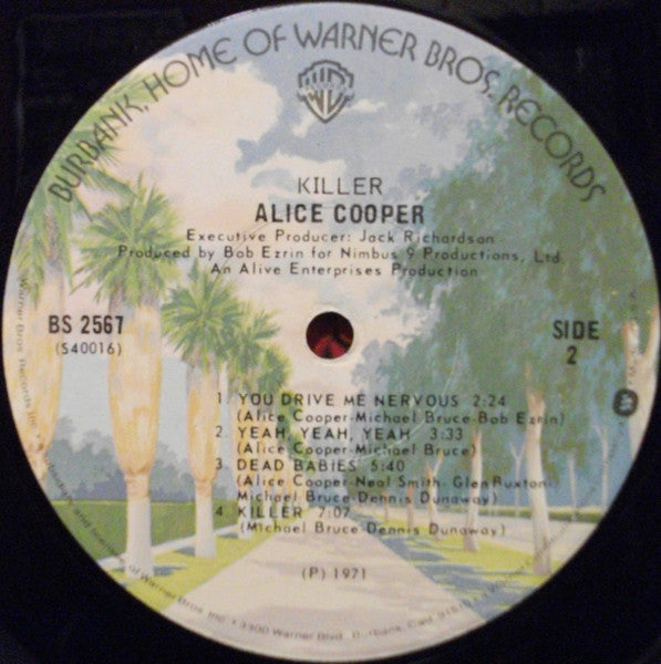 Alice Cooper : Killer (LP, Album, RE, Jac)