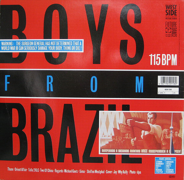 Boys From Brazil : We Don't Need No World War III (Der Remix) (12")