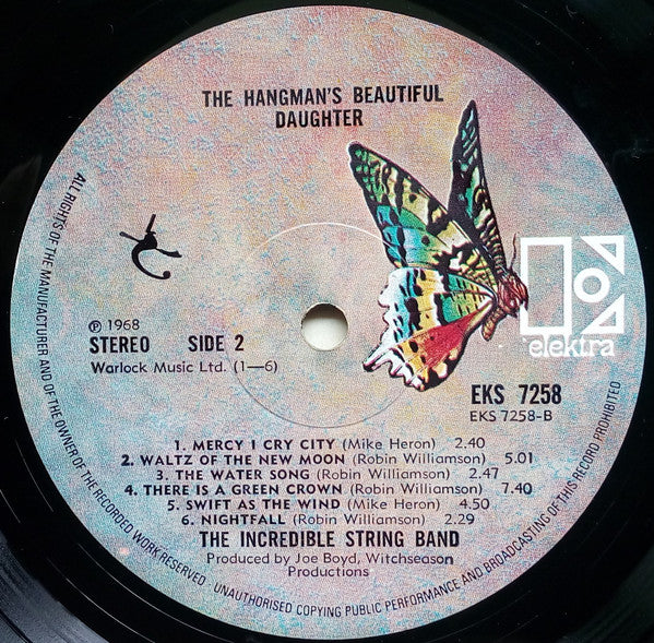 The Incredible String Band : The Hangman's Beautiful Daughter (LP, Album, RE)