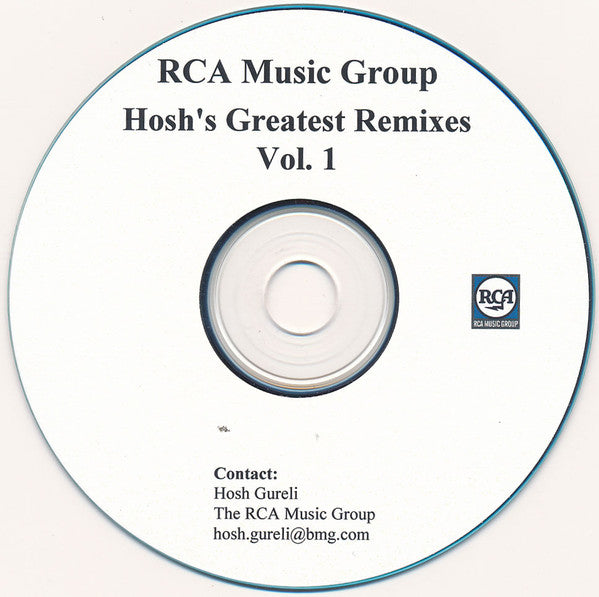 Various : Hosh's Greatest Remixes Vol.1 (CDr, Comp, Promo)