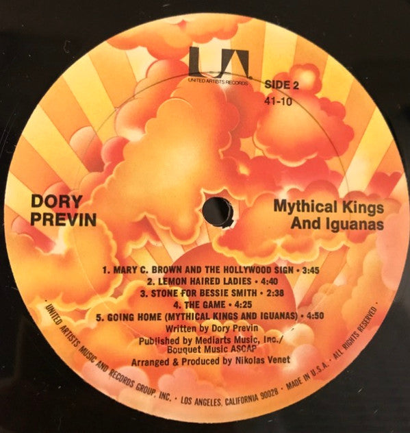 Dory Previn : Mythical Kings And Iguanas (LP, Album, RE, Gat)
