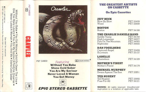 Crawler : Crawler (Cass, Album)