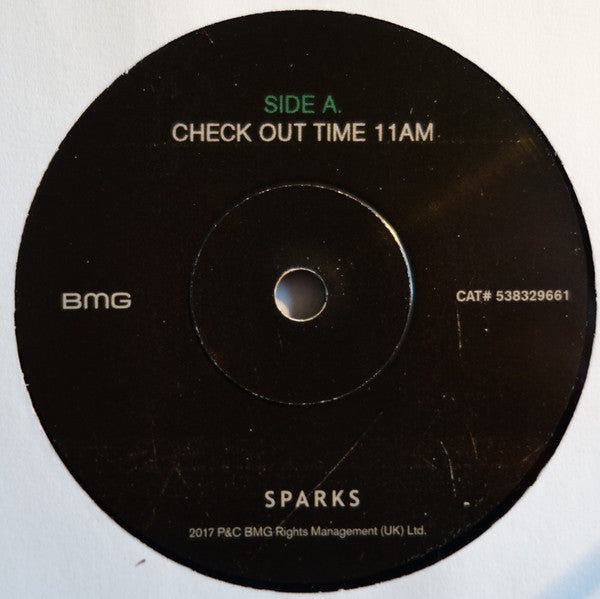 Sparks : Check Out Time 11AM (7", RSD)