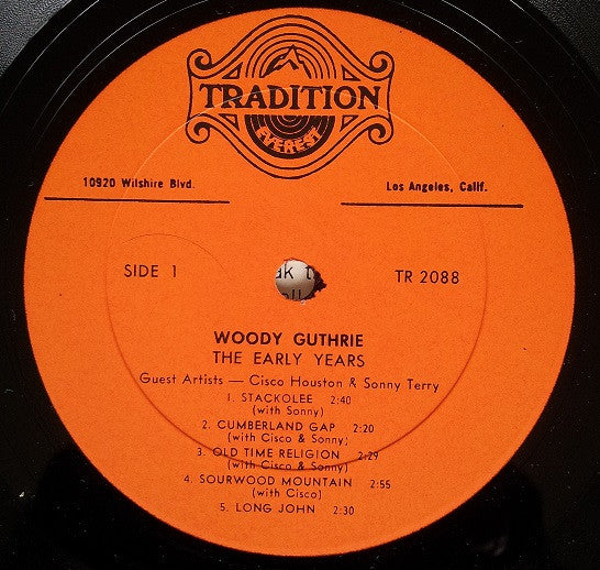 Woody Guthrie : The Early Years (LP, Comp)