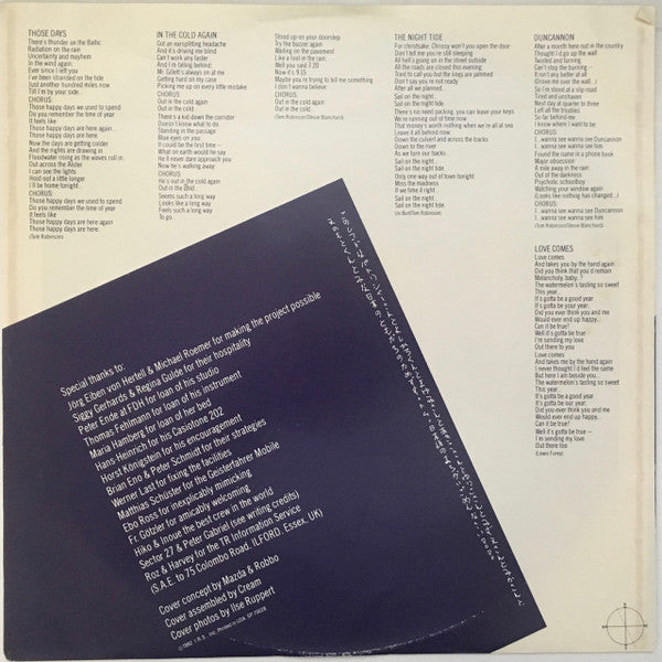 Tom Robinson : North By Northwest (LP, Album, Mon)