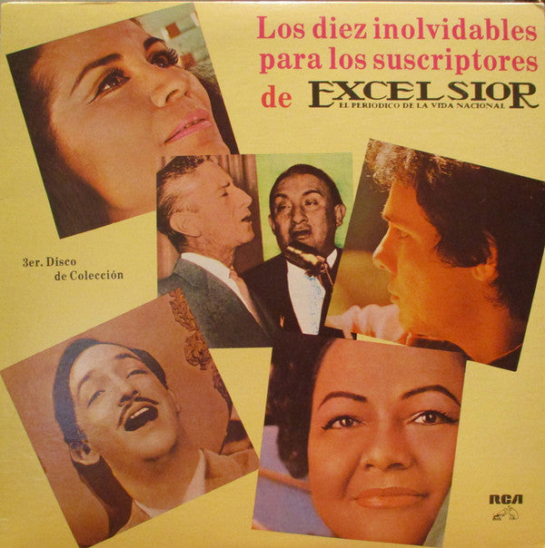 Various : Los Diez Inolvidables (LP, Comp)