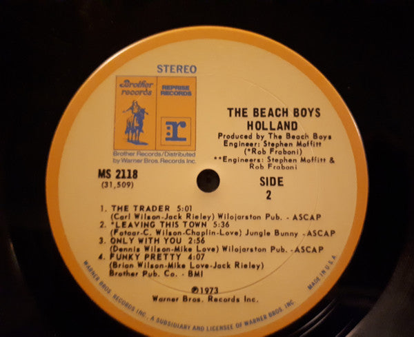 The Beach Boys : Holland (LP, Album, Ter + 7")