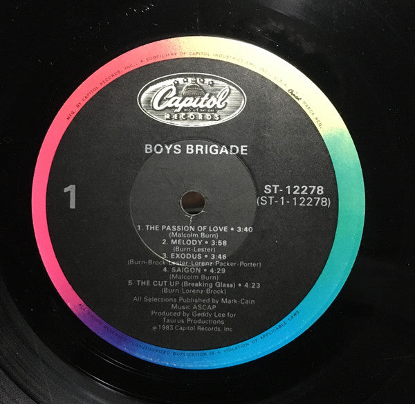 Boys Brigade : Boys Brigade (LP, Album)